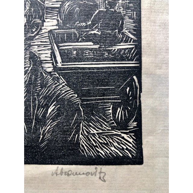 Some of his prints were published by the WPA. it is a wood engraving signed in pencil. From a small edition. Albert...