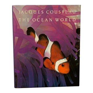Jacques Cousteau the Ocean World Hardcover Book For Sale
