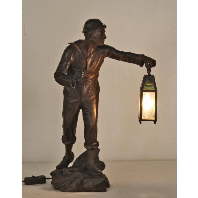 Art Nouveau Metal Figure from Bergmann, 1890s For Sale - Image 10 of 10