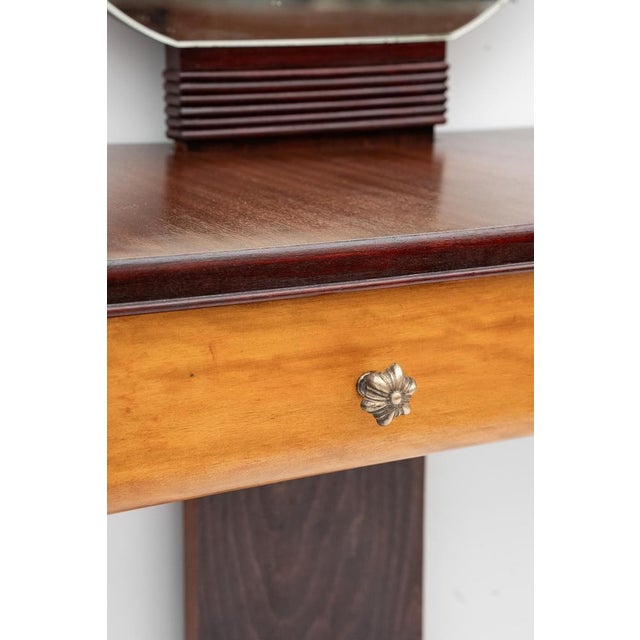 Metal Vintage Art Deco Console Table, 1940s For Sale - Image 7 of 17