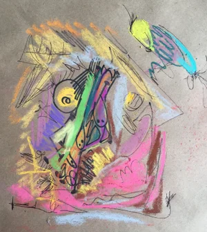 “Inquisitive Reality” Original Pastel by Erik Sulander 8x10