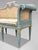 Late 19th Century Louis XVI Painted Caned Bergère Sofa, 1880s For Sale - Image 5 of 14