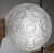 Metal Noverdy French Art Deco Sunflower Glass Pendant Light, 3 Available - 1930s For Sale - Image 7 of 12