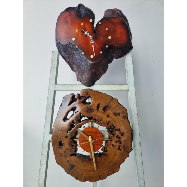 Orbit & Love – A Timeless Connection One-of-a-Kind Handcrafted Driftwood Clock Duo A Unique Artistic Duo: Time and Love...