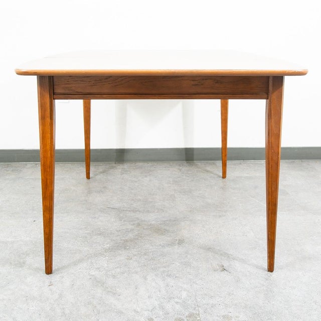 Mid-Century Modern Mid Century Modern Dining Table Walnut Extension X2 Leafs Vintage Denmark MCM For Sale - Image 3 of 12