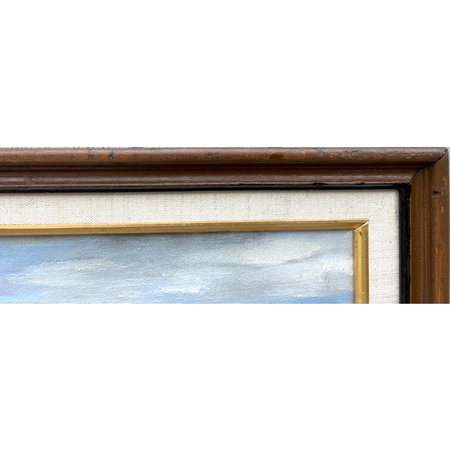 1990s Vintage Pacific Grove Seascape by Marie Duncan For Sale - Image 5 of 8