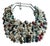 1990s Y2k Maximalist Beaded Cluster Bib Necklace For Sale