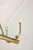 1930s Italian Art Deco Brass and Glass 8-Light Pendant For Sale - Image 12 of 15