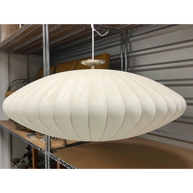 Mid-Century Modern Mid 20th Century Mid-Century Modern Bubble Saucer Pendant by George Nelson For Sale - Image 3 of 12