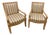 Set of Two Bernhardt Brocade Chairs For Sale