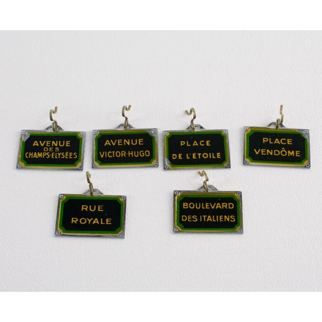 Modernist Chrome Barware Cocktail Picks and Glass Markers For Sale - Image 9 of 11