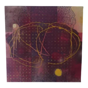 Modern Abstract Mixed-Media Painting by Nathan Randall Green, 2004