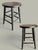 Early 20th Century Primitive Farmhouse Milking Stool Black Painted Wood Plant Stand-Rustic-Country For Sale - Image 9 of 11