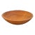 Vintage Large Wooden Carved Bowl For Sale