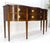 Federal Mahogany Brass Gallery Tapered Legs Serpentine Inlayed Sideboard MINT For Sale - Image 13 of 17
