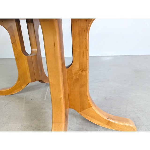 Extendable Beech Dining Table by Rainer Daumiller For Sale - Image 10 of 11