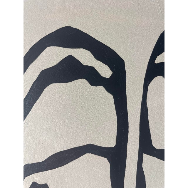 Contemporary 2026 "L'Aiuola Bruciata Series No. 5" Abstract Botanical Painting on Paper by Artist r.k. Red For Sale - Image 3 of 4