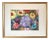 Vintage Mid Century Watercolor Abstract of Flowers For Sale