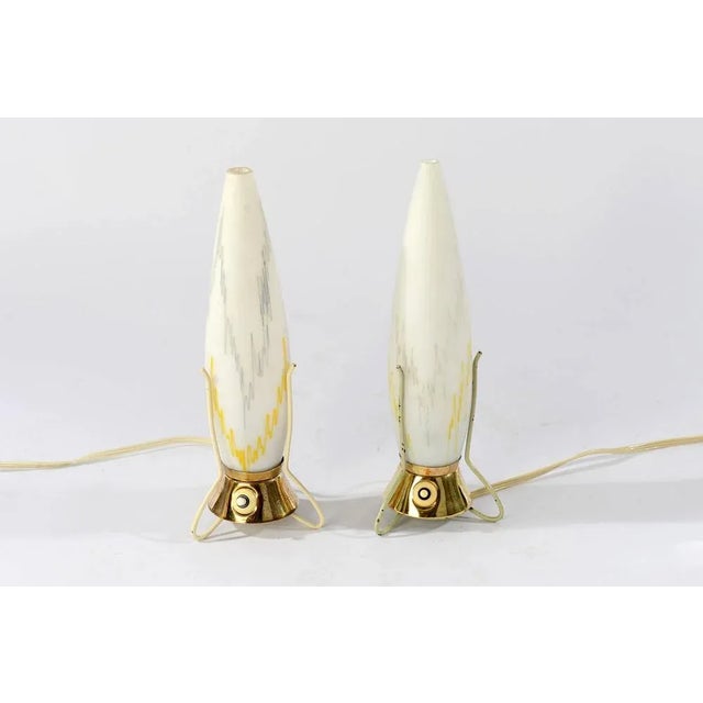 Mid-Century Space Age Lamps from Zukov, 1960s, Set of 2, in Very Good conditions. Designed 1950 to 1959 I have official...