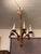 Paul Ferrante Dutch Metal Leaf Iris Chandelier For Sale - Image 9 of 12