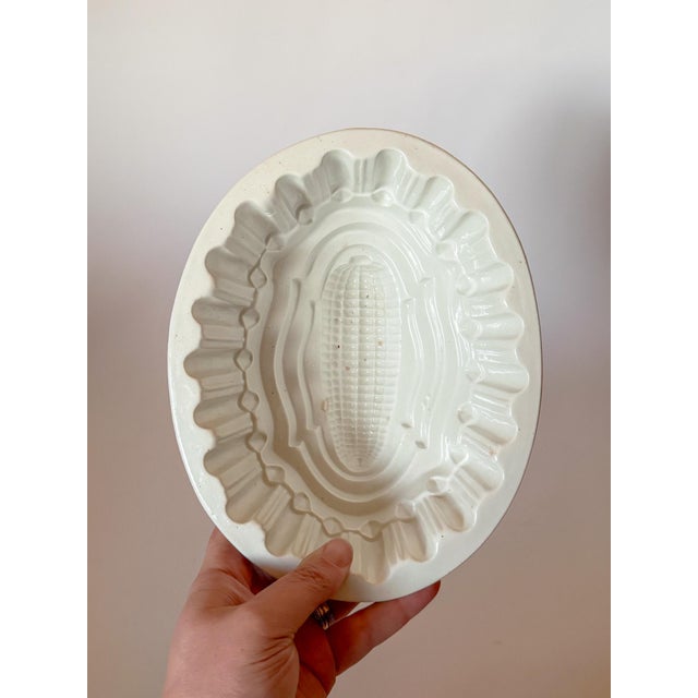 Victorian Ironstone Corn Motif Mold For Sale - Image 4 of 7