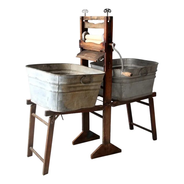 Vintage Belknap Bluegrass Wringer Washstand For Sale