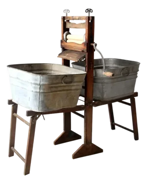 Vintage Belknap Bluegrass Wringer Washstand