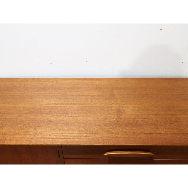 1960s Mid Century Modern Vintage Teak Credenza Sideboard For Sale In Greensboro - Image 6 of 14