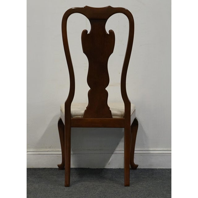 Drexel Heritage Solid Cherry Traditional Queen Anne Style Dining Side Chair 123-811 For Sale In Kansas City - Image 6 of 12