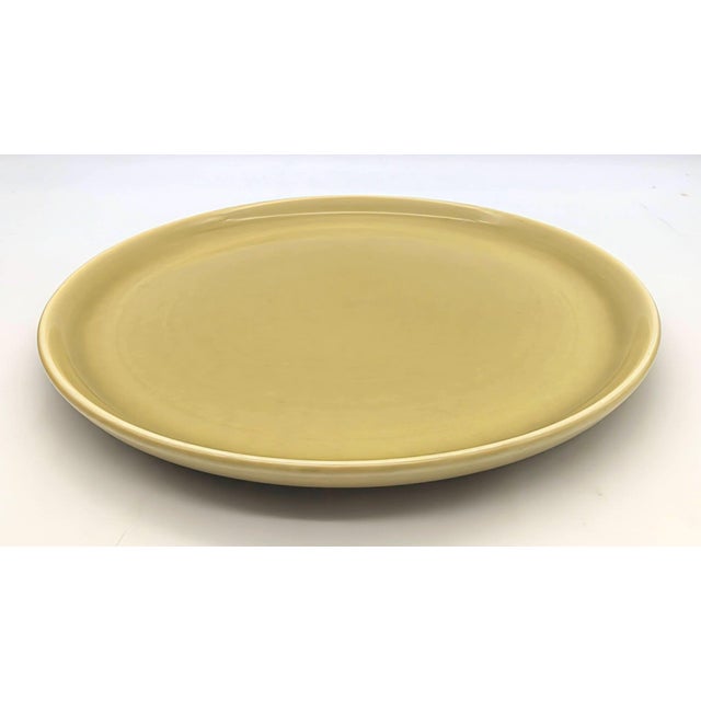 Mid-Century Modern Mid 20th Century Steubenville "American Classic Chartreuse" Dinner Plates by Russell Wright, Set of 9 For Sale - Image 3 of 11