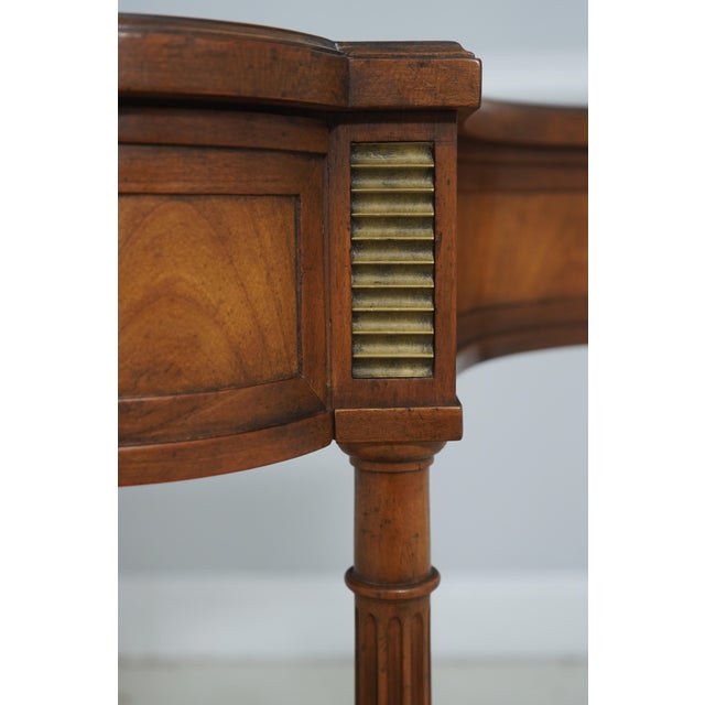 Wood Baker Maison Jansen Style 1 Drawer Console Table For Sale - Image 7 of 18