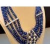 700Ct Sapphire Bead Necklace with cabochon & Diamond Center & Diamond Spacer 18K For Sale - Image 16 of 18