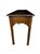 1980s Vintage Harden Solid Mahogany Chippendale Console Table | Traditional Georgian Hall Table With Brass Bail Pulls & Dovetail Drawers For Sale - Image 5 of 8
