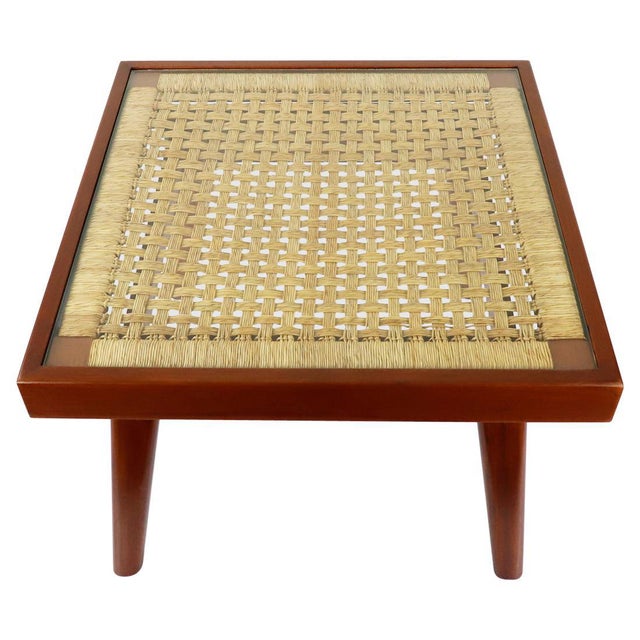 Wood Midcentury Side Table in the Style of Clara Porset For Sale - Image 7 of 7