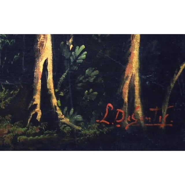 After Lorrain, Italian Landscape Painting, 2006, Oil on Canvas For Sale - Image 4 of 5