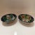 Vintage Talavera Mexican Majolica Calla Lily Bowl With Scallop Edge and a Floral Painted Salsa/Dip Bowl - Set of 2 For Sale - Image 13 of 13