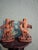 1920s Black Forest Stags Vase Holders and Shelf, 1920s, Set of 3 For Sale - Image 5 of 9