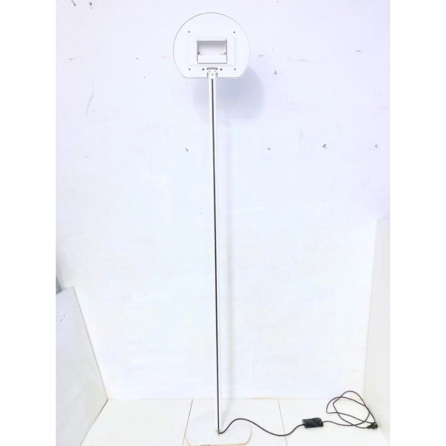 Floor lamp from the 1980s, single-bulb, halogen socket, designed in the 1980s by kurt hesse for paf studio. The head is...