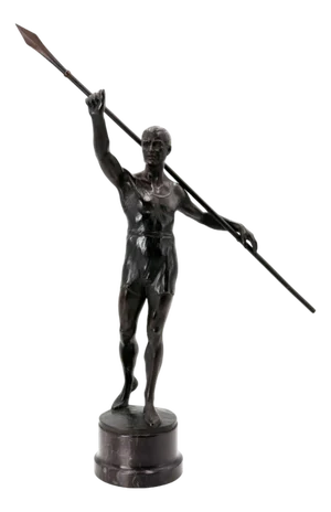 Franz Iffland, Javelin Thrower, 1910, Bronze