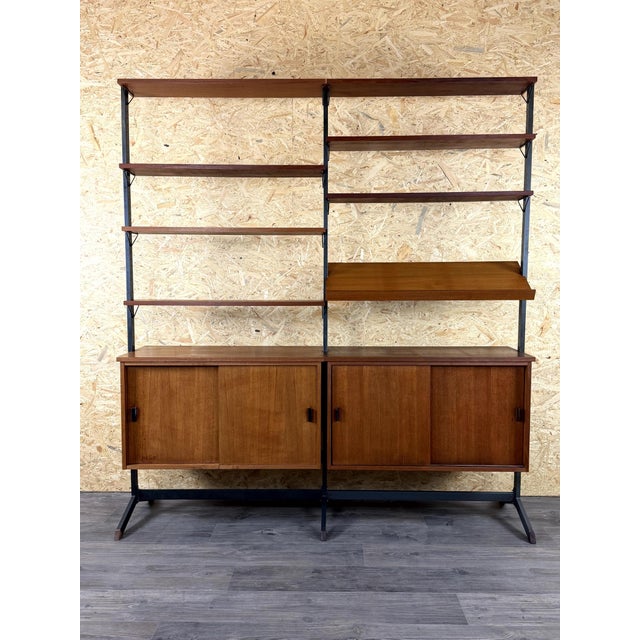 Vintage Swedish Teak Shelving System Wall Unit by Olof Pira, 1960s For Sale - Image 3 of 18