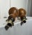 Neoclassical Traditional Brass & Solid Wood-TurnedTable Lamps, a Pair For Sale - Image 11 of 12