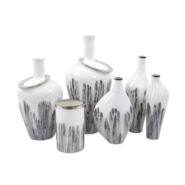 Albrecht Thin Necked Glass Vase- Medium For Sale - Image 10 of 11