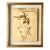 Antique French Framed Herbarium Amaranth Specimen and Blackletter Calligraphy For Sale