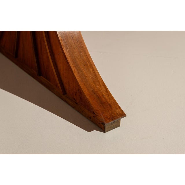 Dining Table in Walnut attributed to Filippo Monti, Italy, 1960s For Sale - Image 11 of 14