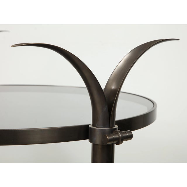 Bespoke Bronze Tulip Tables by Amir Khamneipur - a Pair For Sale In New York - Image 6 of 9