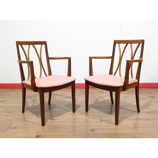 A stunning set of 8 dining Chairs by renowned British furniture maker G Plan, these Mid Century Modern Vintage Teak...