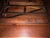 Wood Early 20th Century Solid Oak Dining Table With Stored Table Leaf For Sale - Image 7 of 9