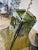 Metal Tulip Pendant Lamp in Green and Clear Murano Glass by Carlo Nason for Mazzega, Italy, 1960s For Sale - Image 7 of 9
