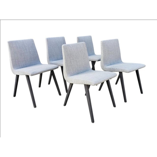 Ligne Roset Dining Chairs Set of 5 For Sale - Image 10 of 17