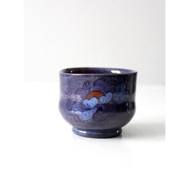 Contemporary Vintage Studio Pottery Cachepot For Sale - Image 3 of 10